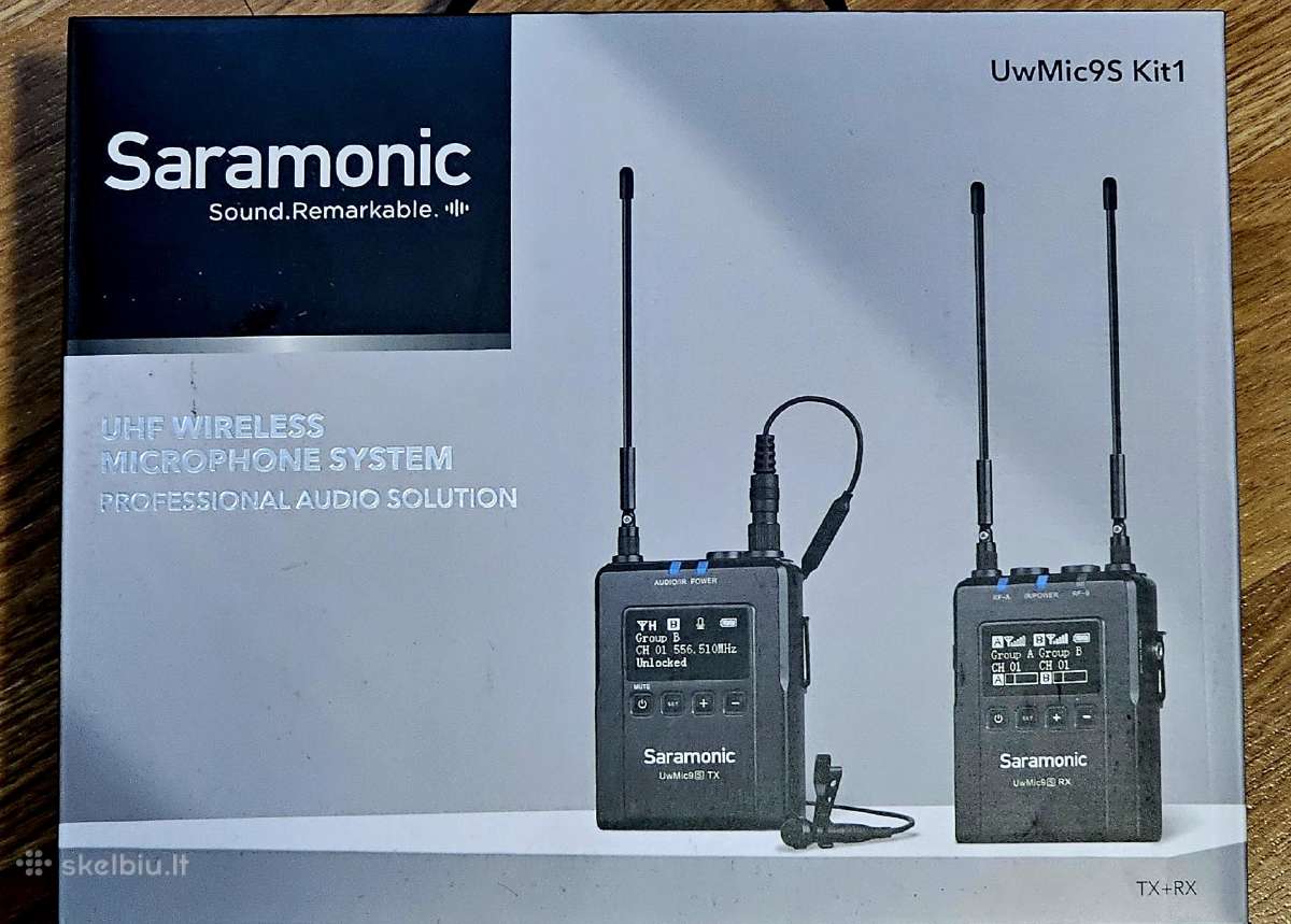 Saramonic Uwmic9s Kit 1 (tx+rx) - nuotraukos Nr. 3