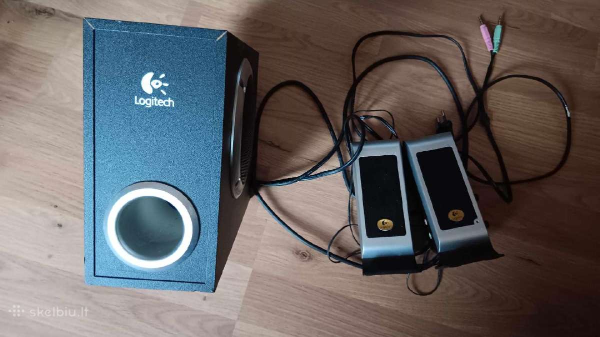 Kompiuterio garso kolonėlės Logitech (2.1) - nuotraukos Nr. 2