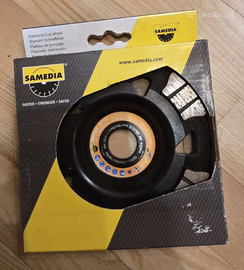 Šlifavimo diskas Samedia Ubm, 125 mm x 22.2 mm - nuotraukos Nr. 2