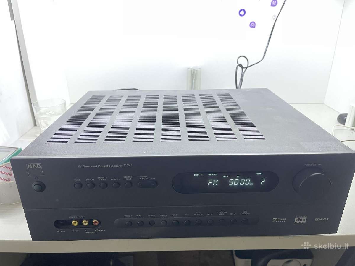 Nad t741 resiveris - stiprintuvas