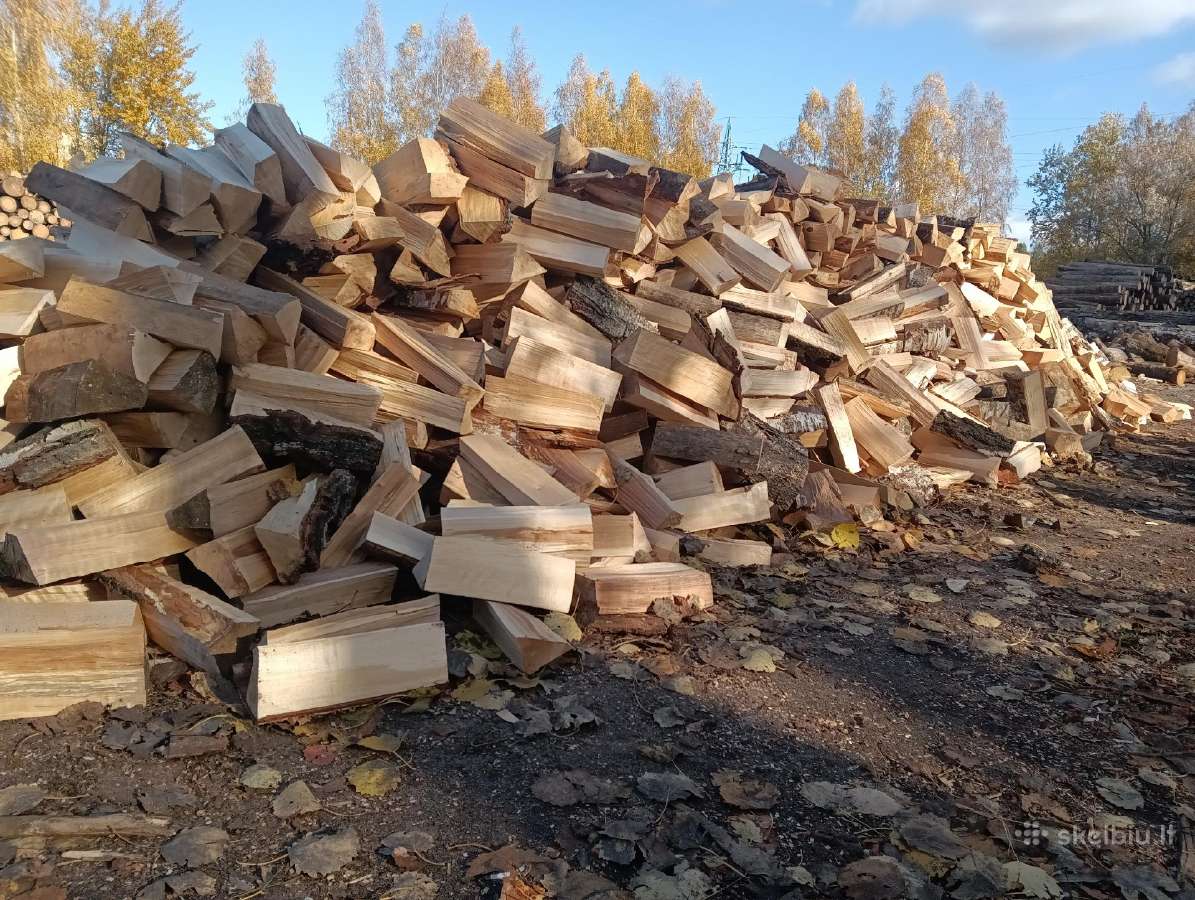 Įvairios malkos visų rūšių skaldytos 3 m gražios - nuotraukos Nr. 8