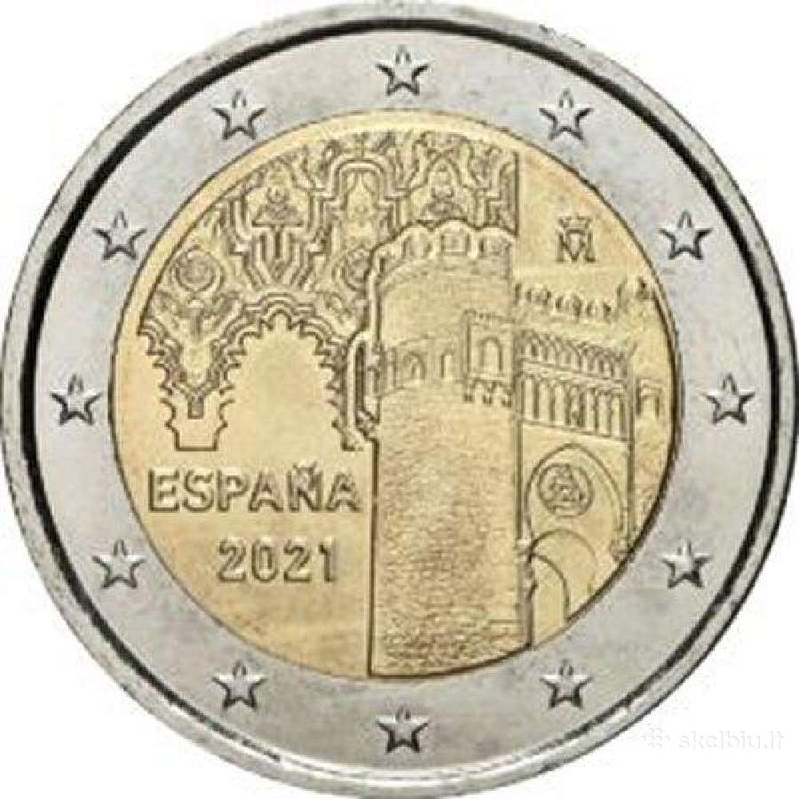 2€ monetos iš bankinio ritinėlio (Unc) - nuotraukos Nr. 8