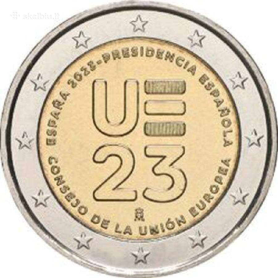 2€ monetos iš bankinio ritinėlio (Unc) - nuotraukos Nr. 9