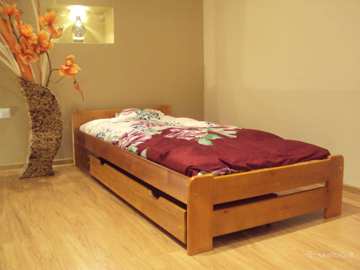 Akcija! Nauja medinė lova 180x200 tik 165eur - nuotraukos Nr. 7