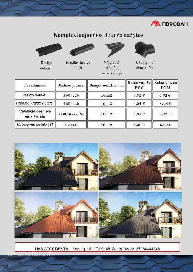Beabestis Šiferis tik nuo 5,70 Eur/lapas - nuotraukos Nr. 12