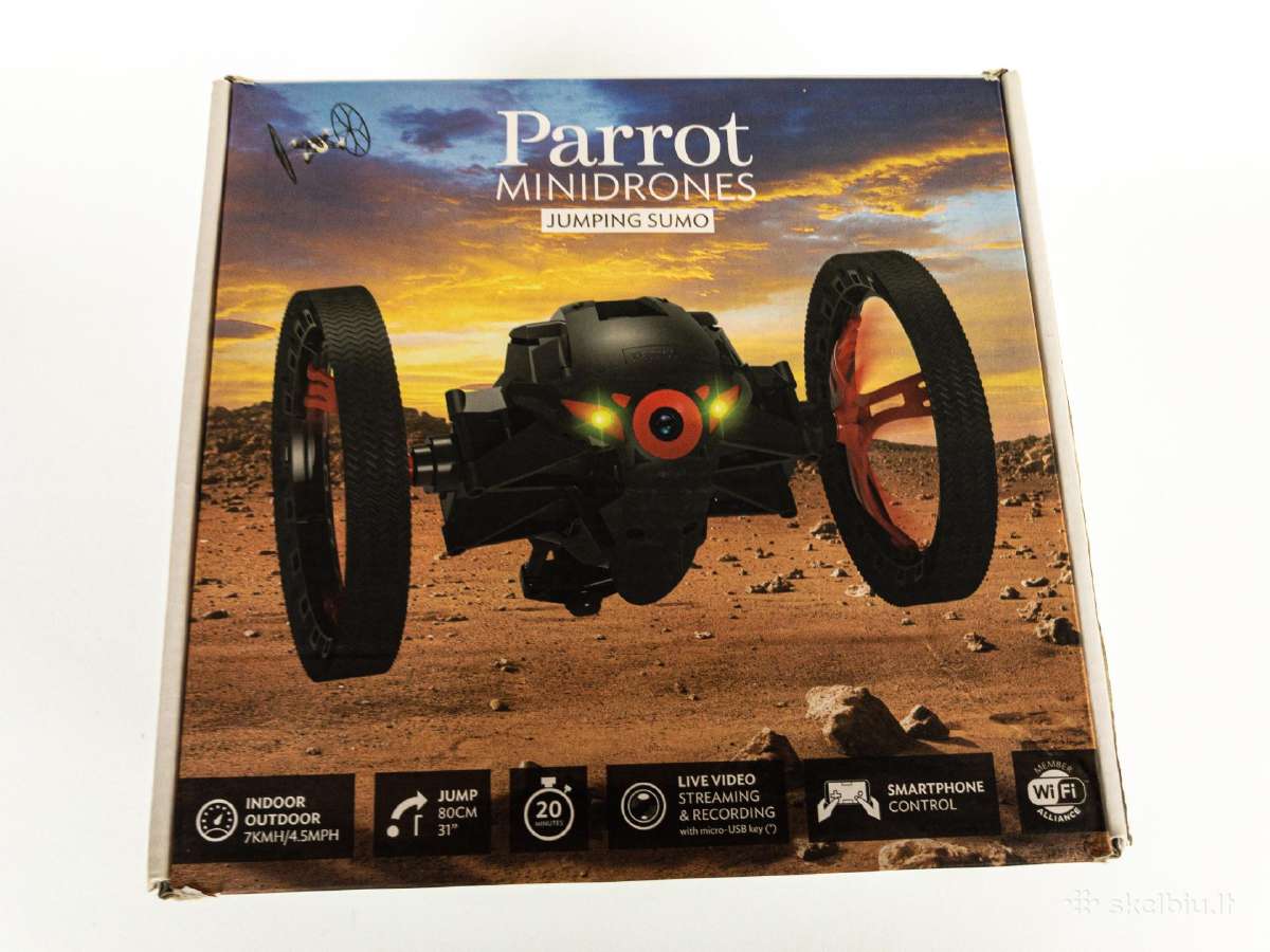 Parrot Minidrones Jumping Sumo robotas žaislas