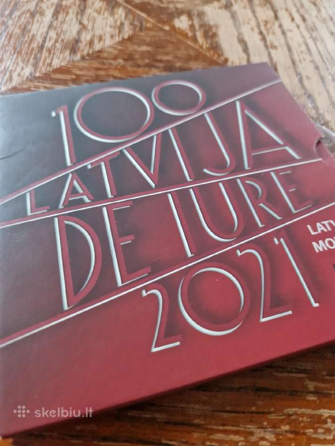 Latvija De Jure 2021 eros monetų rinkinys - nuotraukos Nr. 2