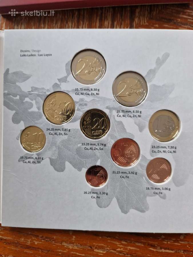 Latvija De Jure 2021 eros monetų rinkinys - nuotraukos Nr. 6