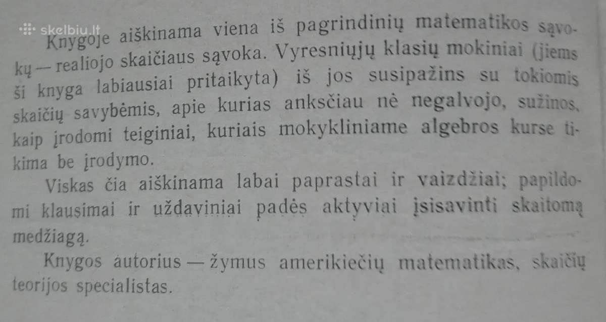 1996. Racionalūs Ir Iracionalūs Skaičiai A.nivenas - nuotraukos Nr. 2
