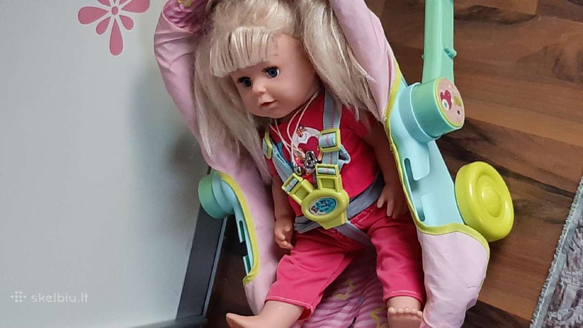 Baby born nešioklė kėdute vežimelis