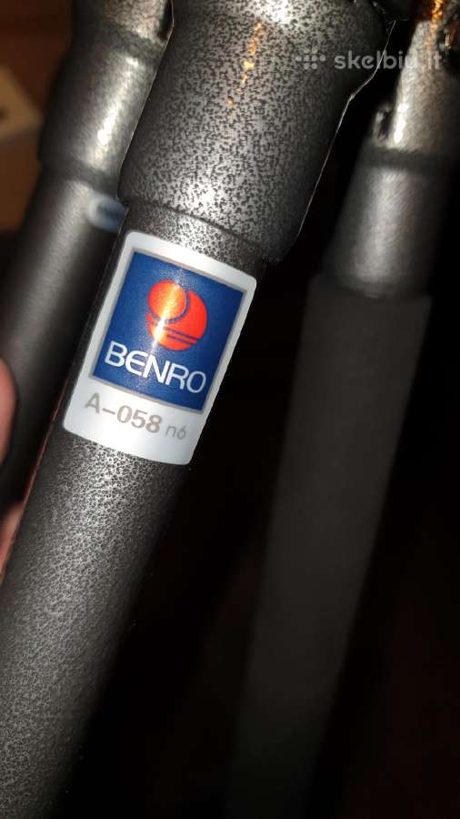 Benro A-058 classic tripod trikojis fotokamerai - nuotraukos Nr. 2