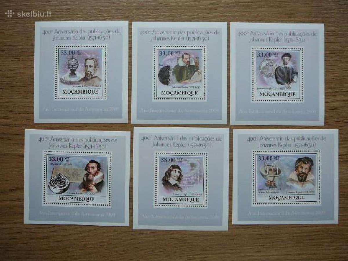 J. Kepleris Astronomas Mozambikas 2009 Mnh mb238