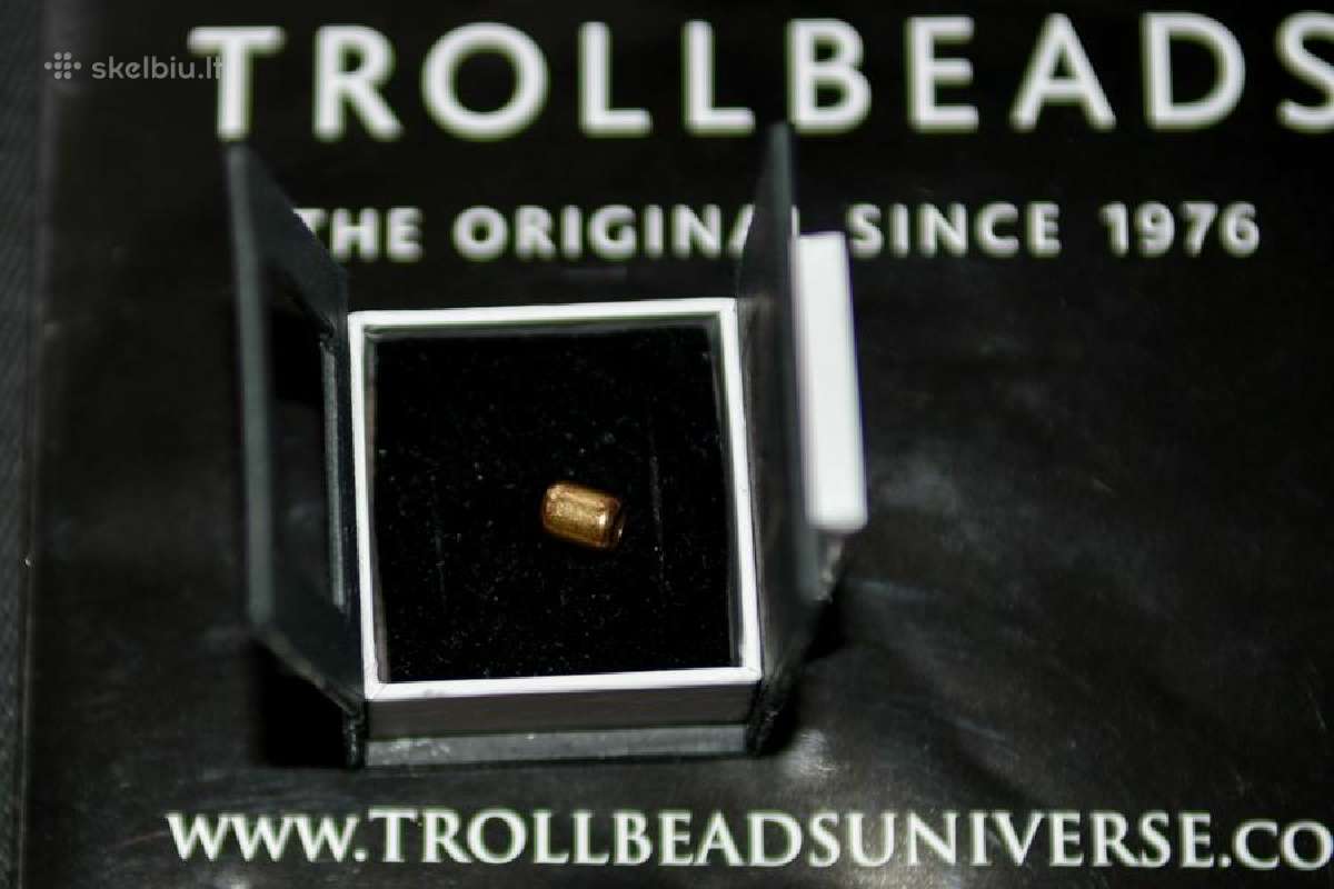 Originalus auksinis (dengtas auksu) "Trollbeads" - nuotraukos Nr. 2