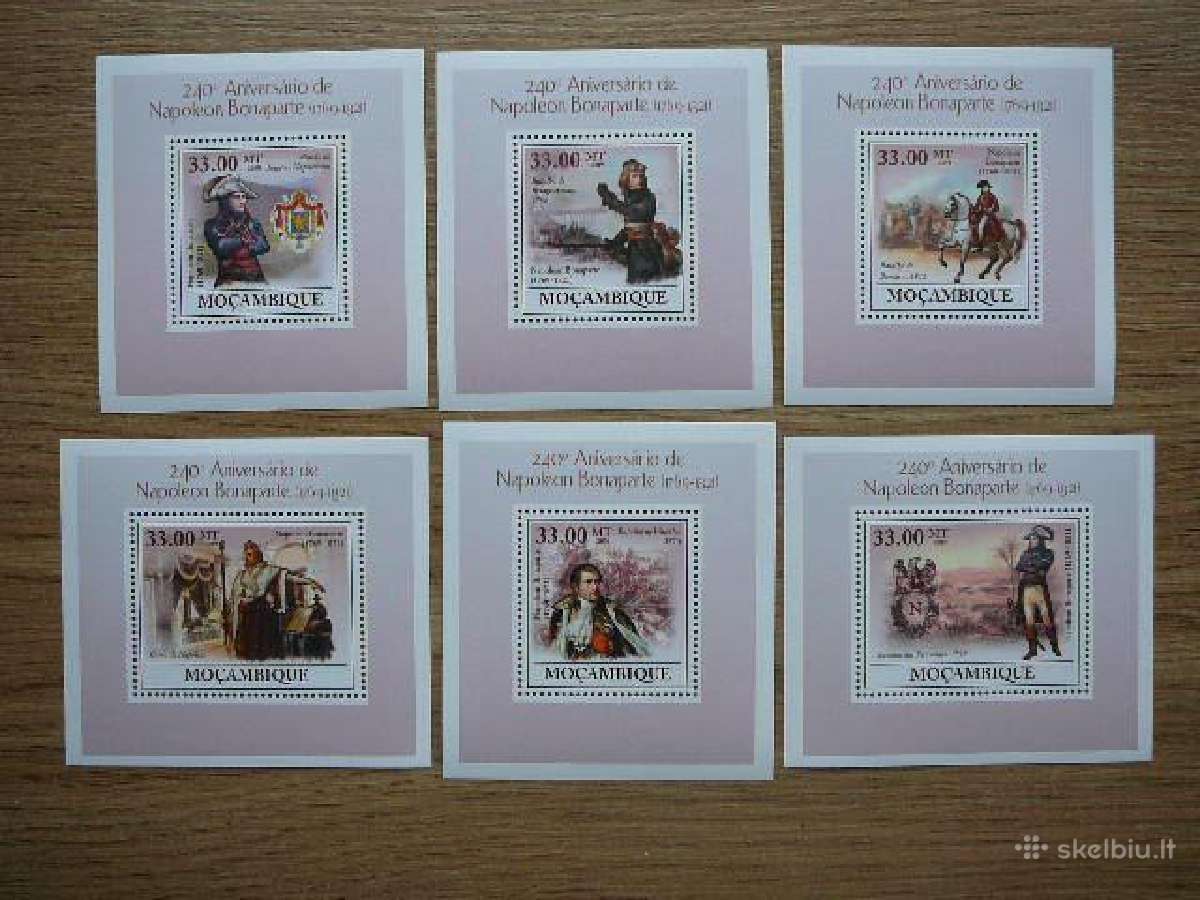Napoleonas Izymus zmones Mozambikas 2009 Mnh mb239