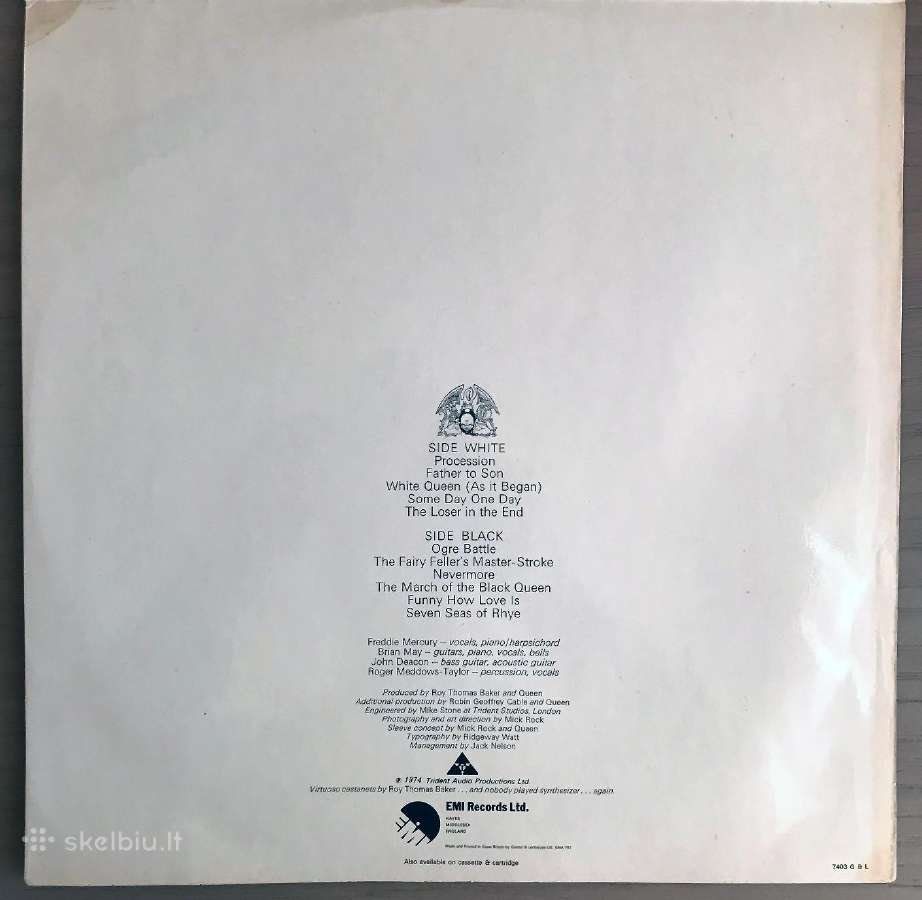 Queen - Queen II'1974 - nuotraukos Nr. 6