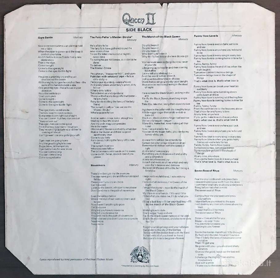 Queen - Queen II'1974 - nuotraukos Nr. 10