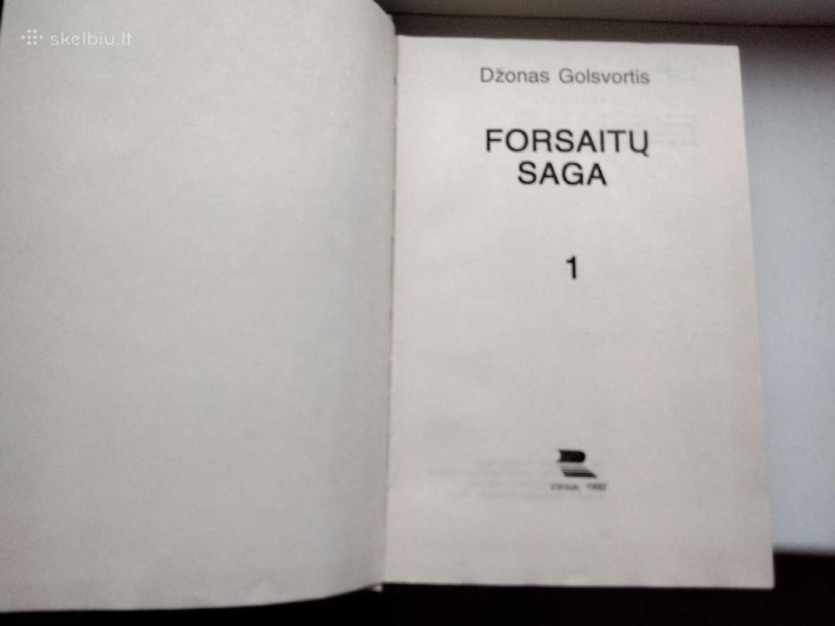 Dž. Golsvortis. Forsaitų saga. 1, 2 tomai - nuotraukos Nr. 3