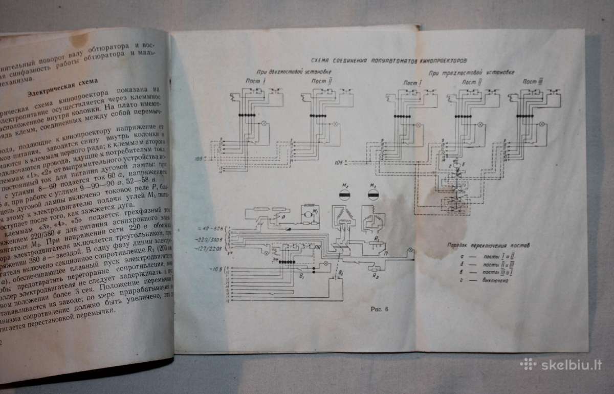 Kinoprojektorius Kpt-3 knygelė Ogpu 1961m. - nuotraukos Nr. 5