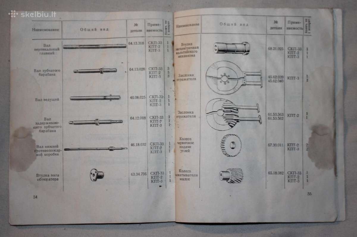 Kinoprojektorius Kpt-3 knygelė Ogpu 1961m. - nuotraukos Nr. 8
