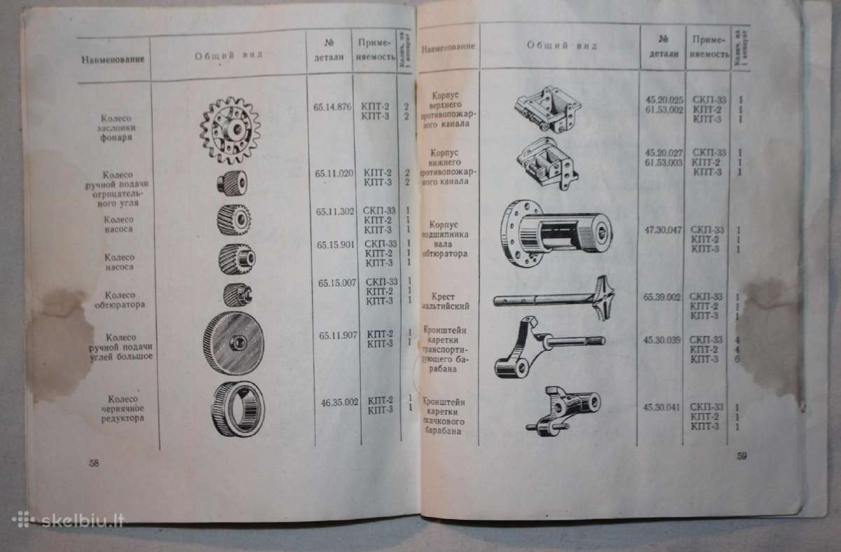 Kinoprojektorius Kpt-3 knygelė Ogpu 1961m. - nuotraukos Nr. 9