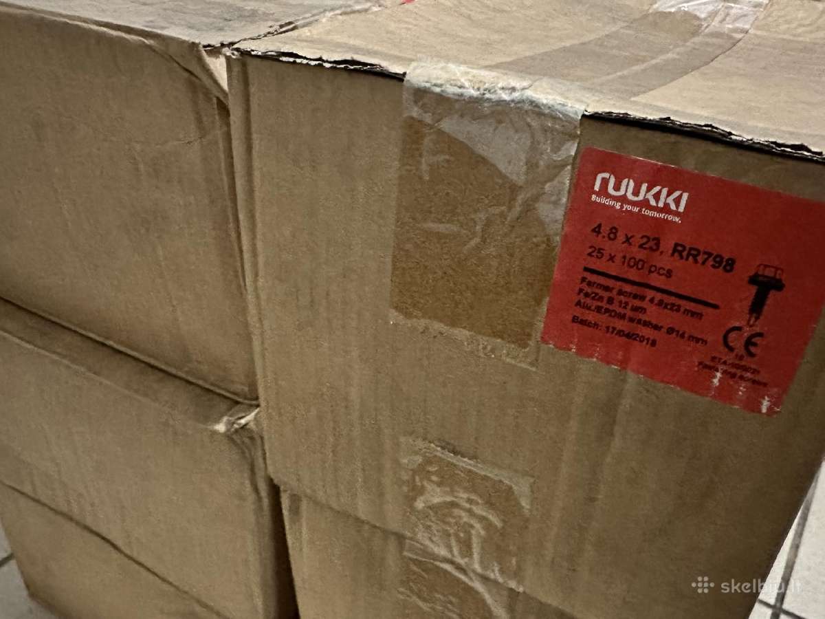 Stogo sraigtai į metalą 4.8x23 mm Ral3005 Rr798 - nuotraukos Nr. 3