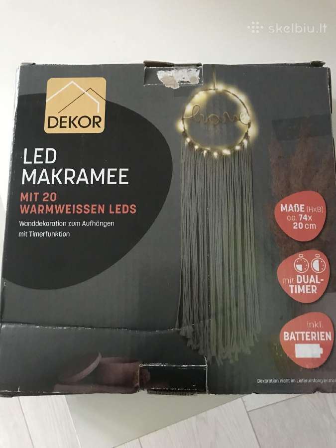 Mekrame dekoracijos - nuotraukos Nr. 4