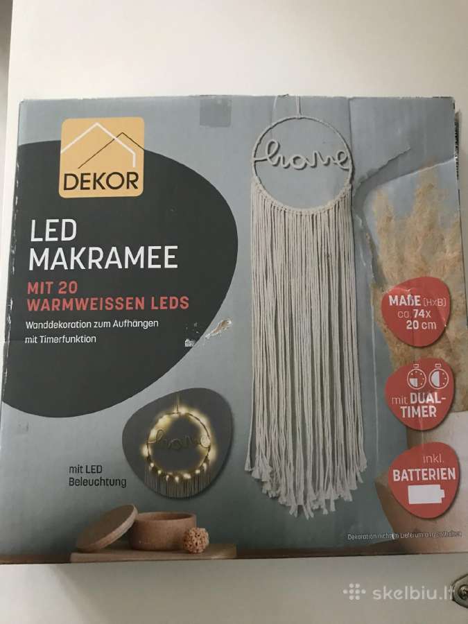 Mekrame dekoracijos - nuotraukos Nr. 3