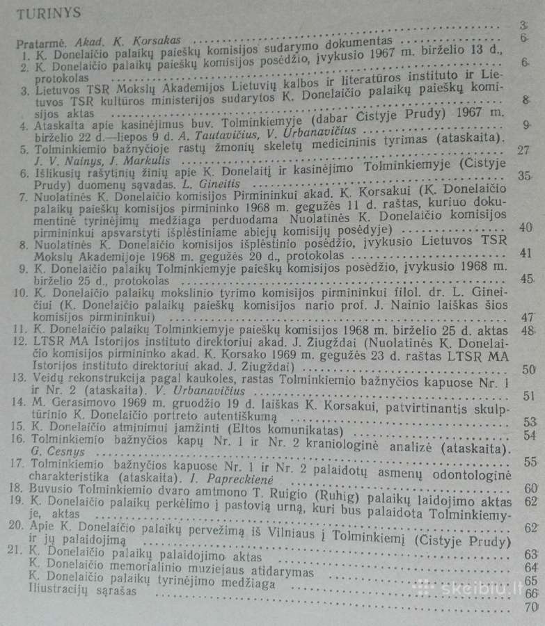 2009. Kristijono Donelaičio Palaikų Tyrinėjimo Med - nuotraukos Nr. 4