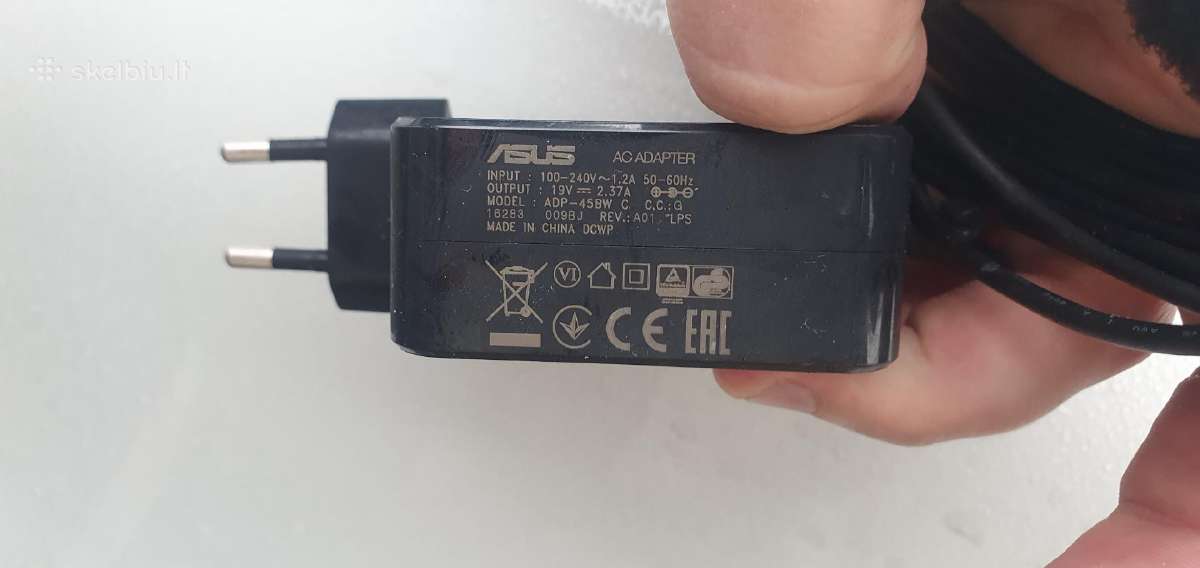 Asus kroviklis 19v 2.37amp - nuotraukos Nr. 2