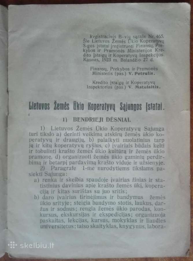 2020. Lietuvos Žemės Ūkio Koperatyvų Sąjungos Įsta - nuotraukos Nr. 2