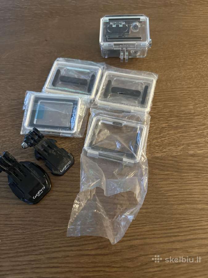 Go pro kameros dėklas po vandeniu bei kiti priedai - nuotraukos Nr. 2