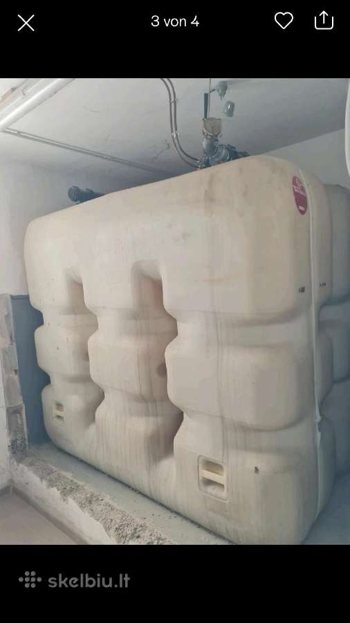 Talpos, bačkos skystam kurui vandeniui750-3000ltr - nuotraukos Nr. 4
