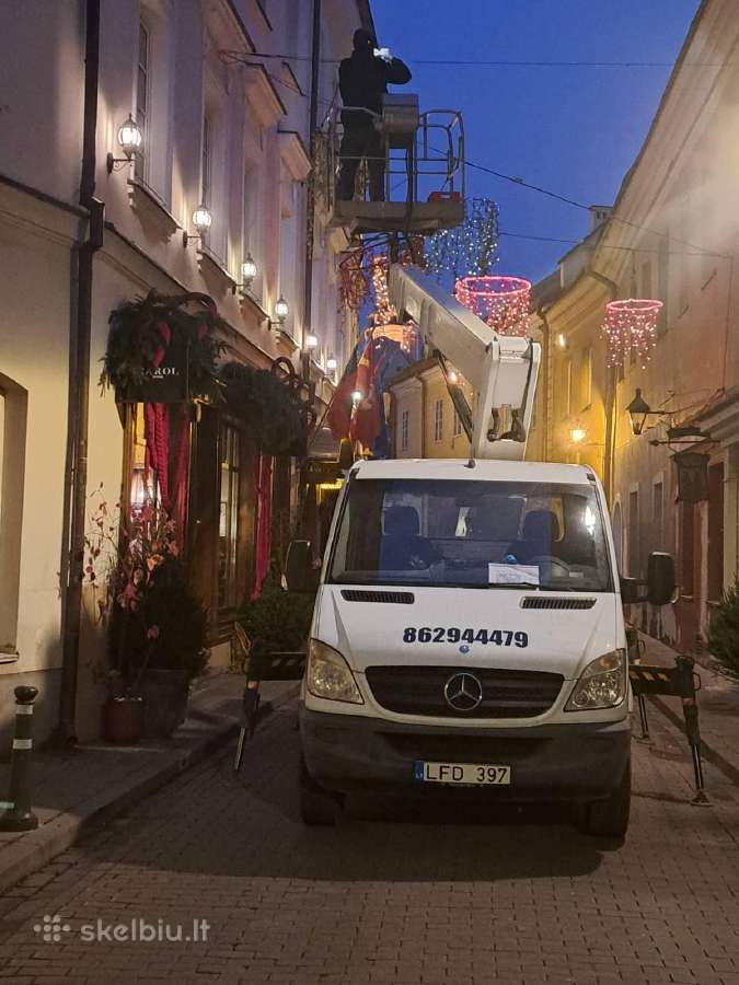Pigi 23m bokštelio nuoma Pilaitėje.autobokštelis, - nuotraukos Nr. 3
