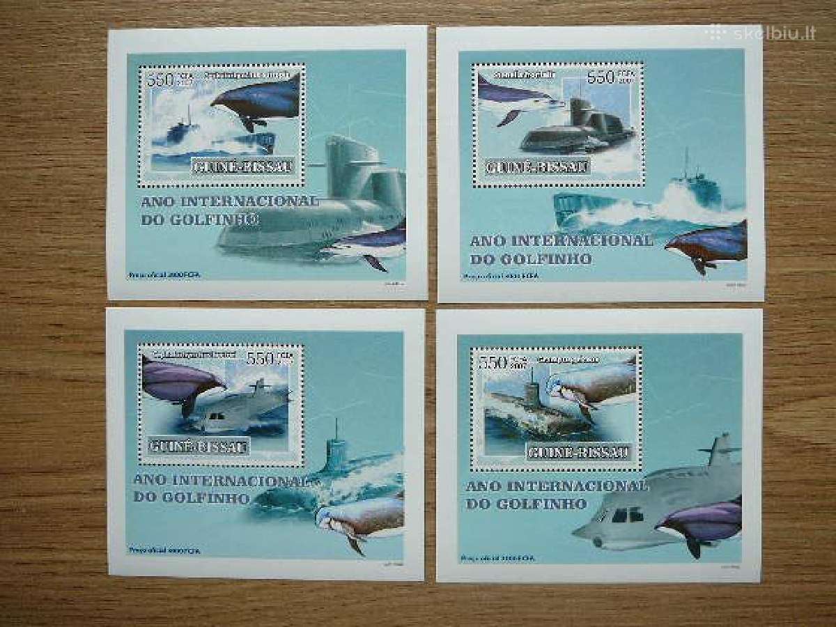 Banginiai Povand. laivai Bisau Gv. 2007 Mnh gb524