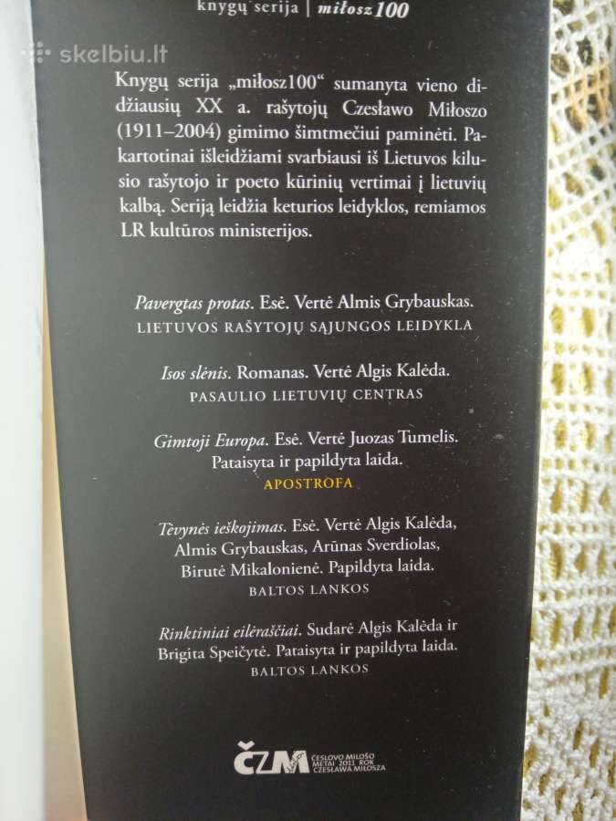 Czesław Miłosz Tėvynės ieškojimas 2011 m. - nuotraukos Nr. 8