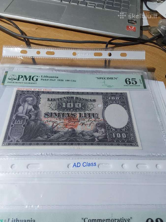 Parduodu lietuviškus banknotus