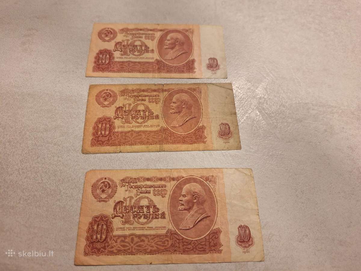 Seni popieriniai pinigai. Už visus 10€ - nuotraukos Nr. 6