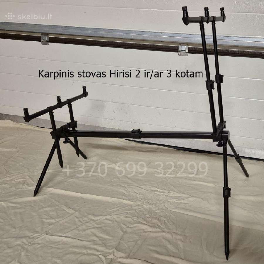 Meškerių karpinis stovas Hirisi 2 ir/ar 3 kotams - nuotraukos Nr. 2