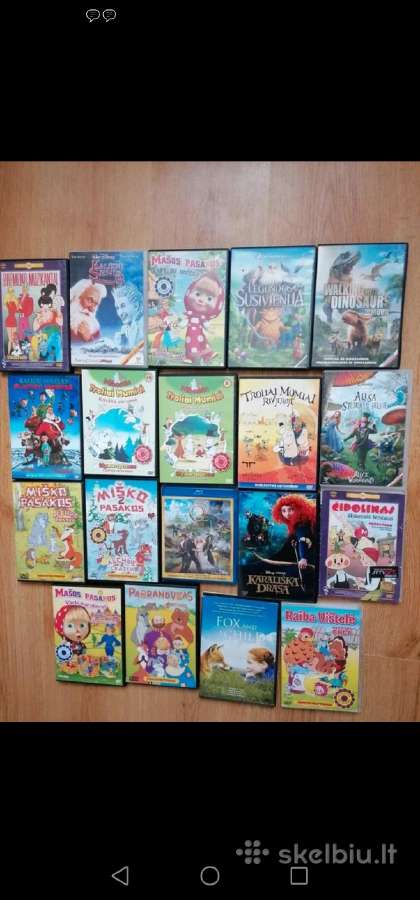 Dvd vaikams tel. 0