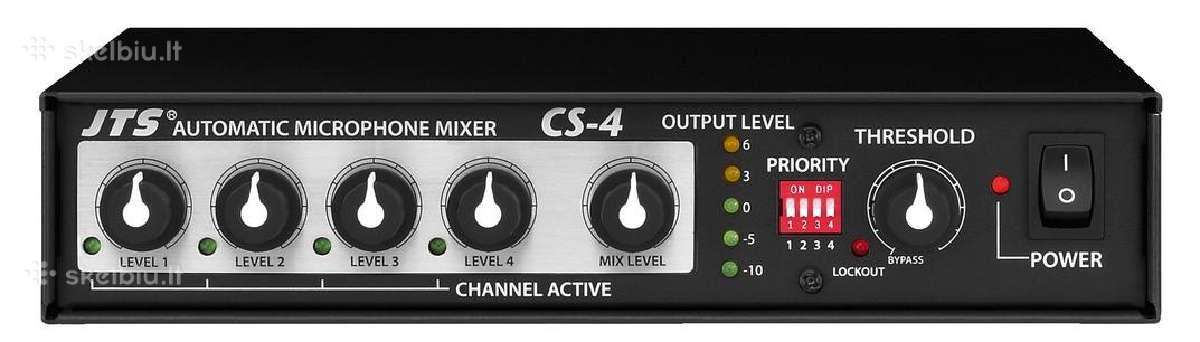 Jts Cs-4 Microphone Mixeris su laidu