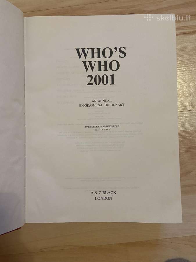 Who's Who - nuotraukos Nr. 4