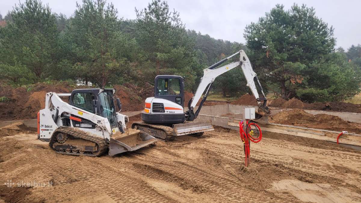 Bobcat, eskavatoriaus ir sunkvezimio nuoma