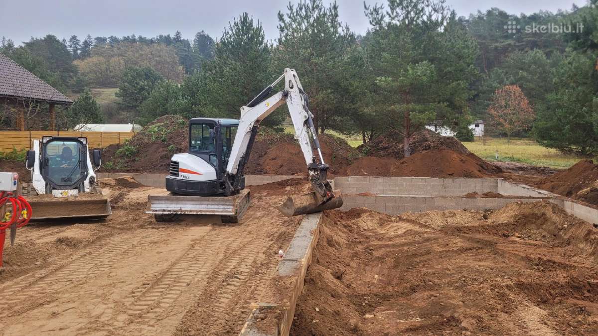 Bobcat ir eskavatoriaus nuoma Kaunas - nuotraukos Nr. 4