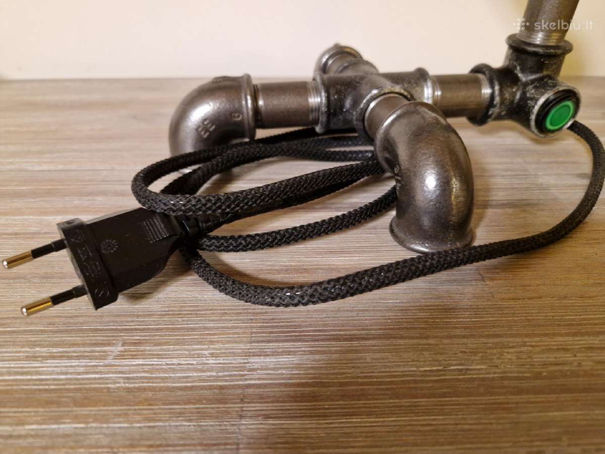 Steampunk stiliaus stalinis šviestuvas - nuotraukos Nr. 9