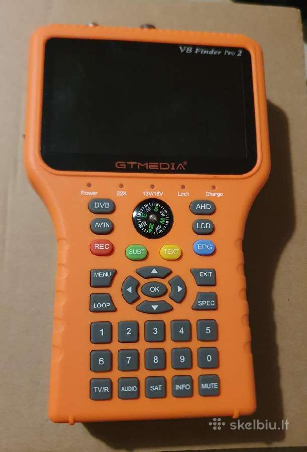 Gtmedia V8 finder Pro 2 dvb-s2/t2 TV ieškiklis