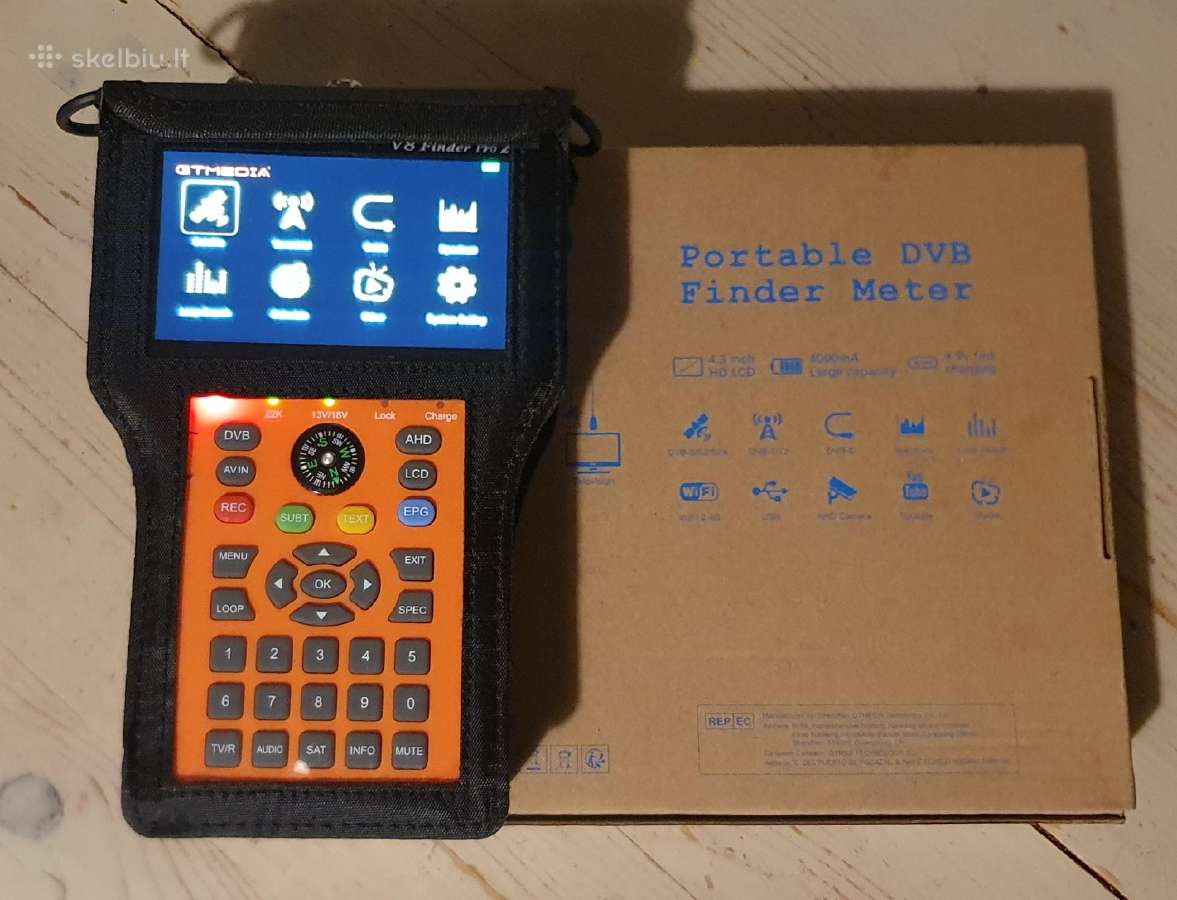 Gtmedia V8 finder Pro 2 dvb-s2/t2 TV ieškiklis - nuotraukos Nr. 2
