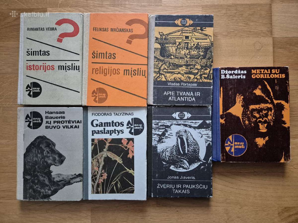 Parduodamos knygos iš serijos "Noriu žinoti"