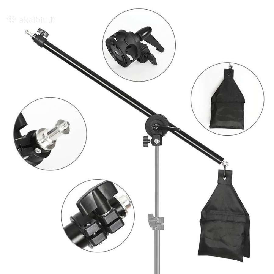 Alkūnė softbox, skėčiui, aparatui, telefonui - nuotraukos Nr. 10