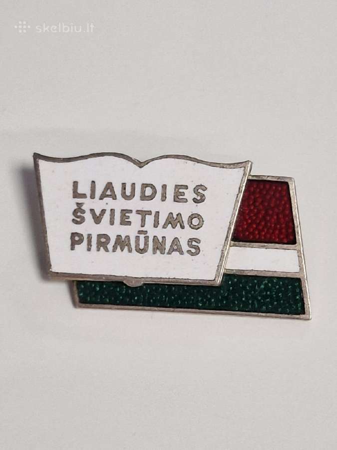 Ženkliukas "Liaudies švietimo pirmūnas"