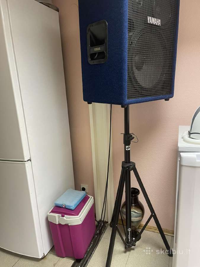 Garso kolonėlės Yamaha 2vnt +stovai+kabeliai - nuotraukos Nr. 2